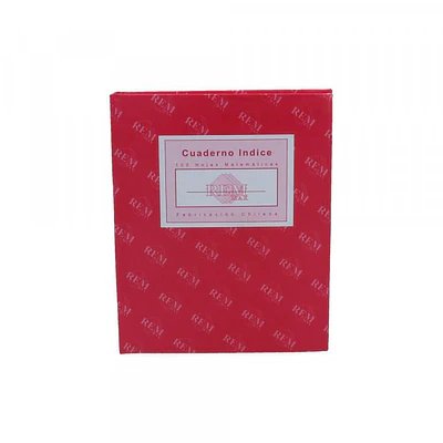 LIBRO INDICE MATEMATICAS 7MM 200 HOJAS.