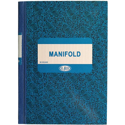 LIBRO MANIFOLD DUPLICADO AUTOCOPIATIVO 50HJS. (AU615)