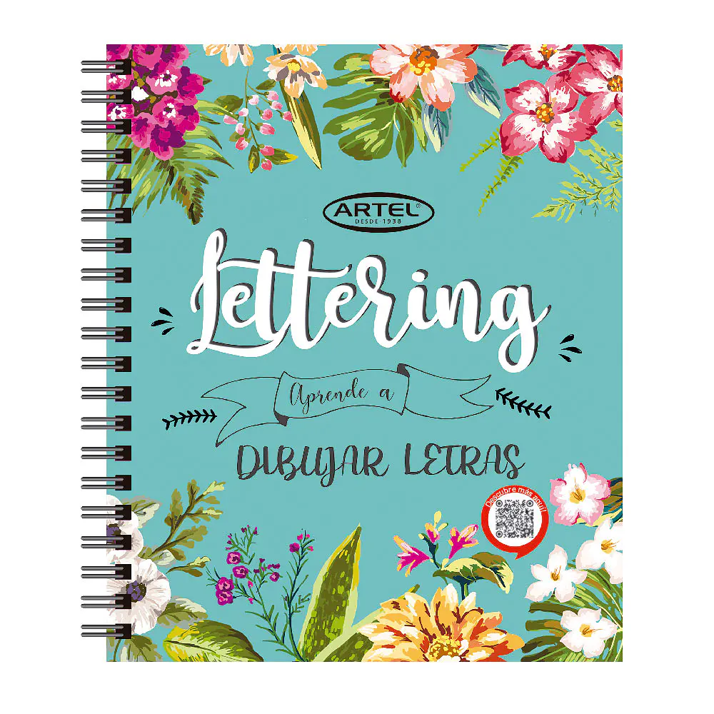 LIBRO LETTERING 21x25CMS ARTEL