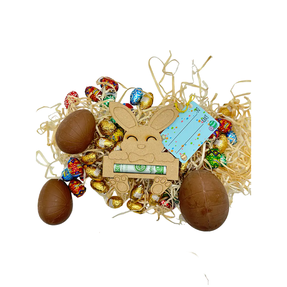 CONEJO PARA BILLETE CON IMAN MDF