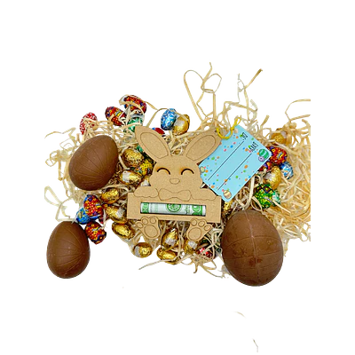 CONEJO PARA BILLETE CON IMAN MDF