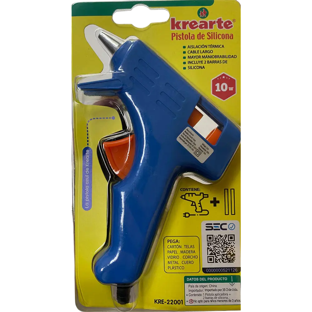 PISTOLA SILICONA CHICA 220V #22001