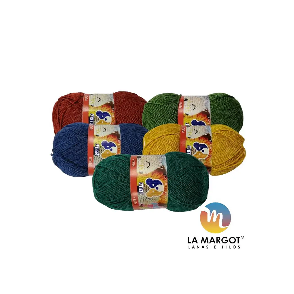 HILO TEJER PERLÉ 100 GRAMOS - DIFERENTES COLORES