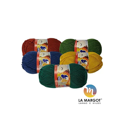 HILO TEJER PERLÉ 100 GRAMOS - DIFERENTES COLORES