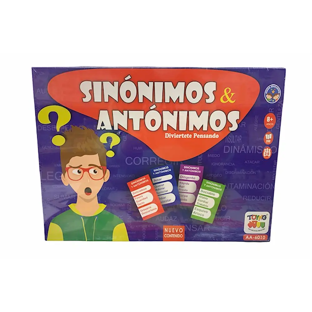 JUEGO SINONIMOS Y ANTONIMOS