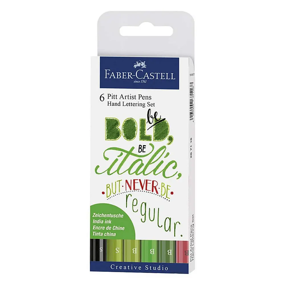 KIT HAND LETTERING: 'BE BOLD, BE ITALIC, BUT NEVER BE REGULAR'