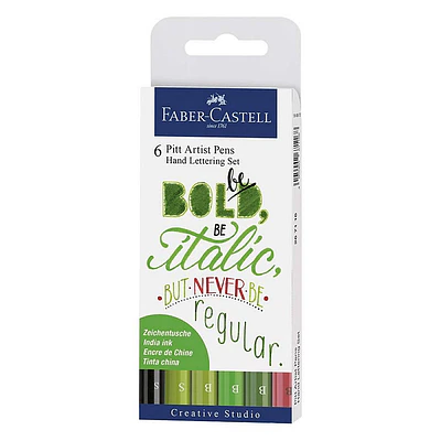 KIT HAND LETTERING: 'BE BOLD, BE ITALIC, BUT NEVER BE REGULAR'