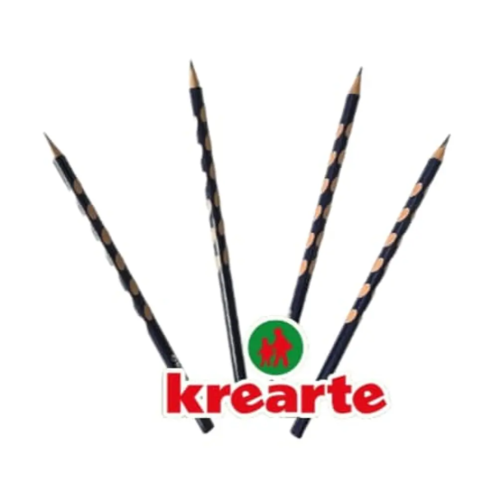 LAPIZ GRAFITO N°2  MULTIGRIP TRIANGULAR - KREARTE