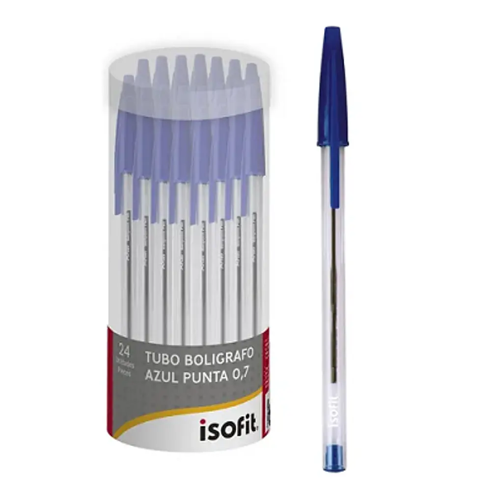 LAPIZ PASTA AZUL 0.7 MM