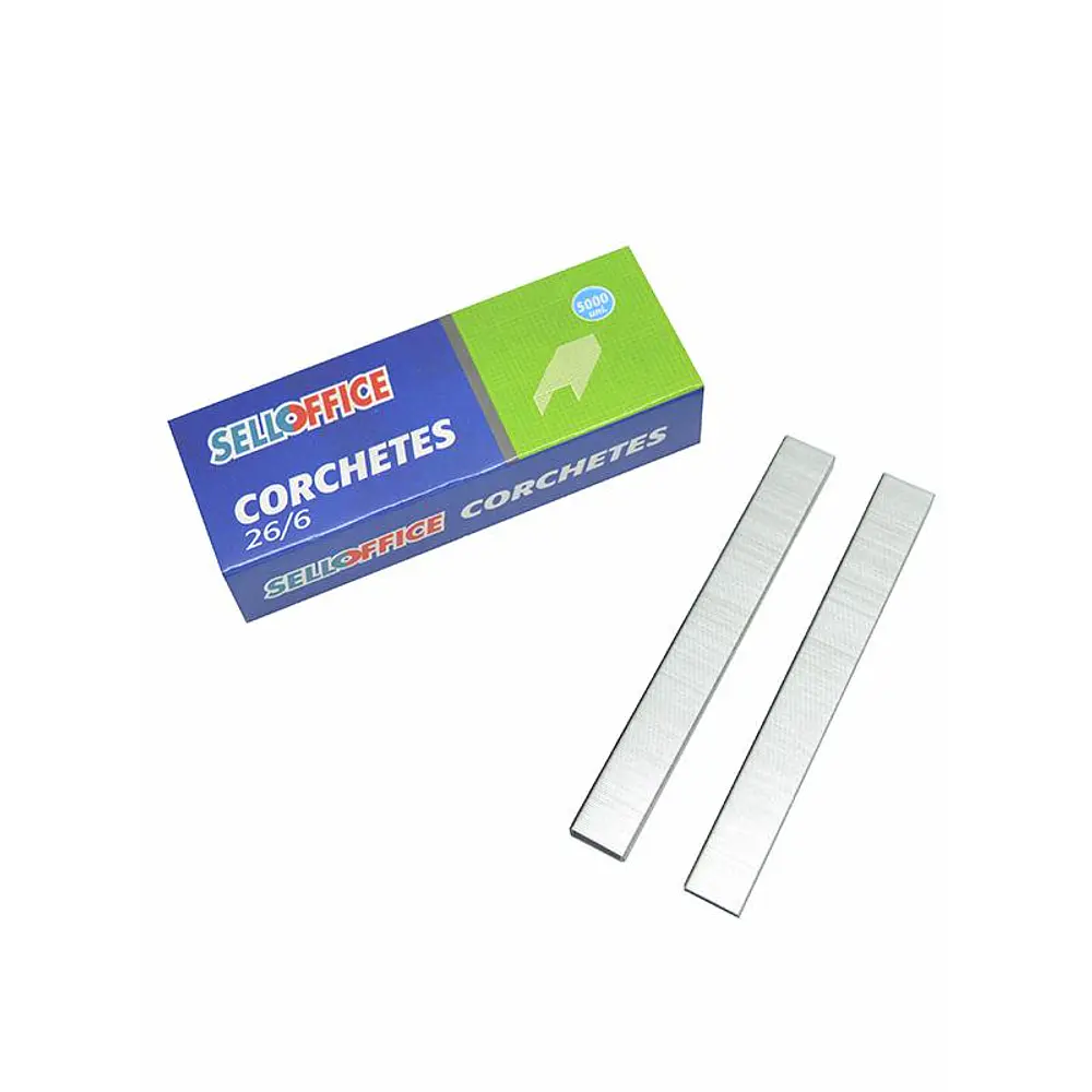CORCHETES 26/6 x1000 UNIDADES SELLOFFICE