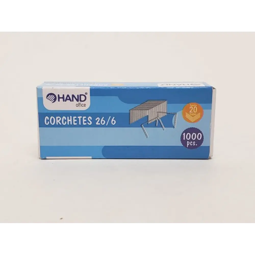 CORCHETES Nº26/6 CAJA 1000 UNIDADES
