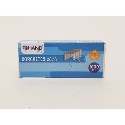 CORCHETES Nº26/6 CAJA 1000 UNIDADES