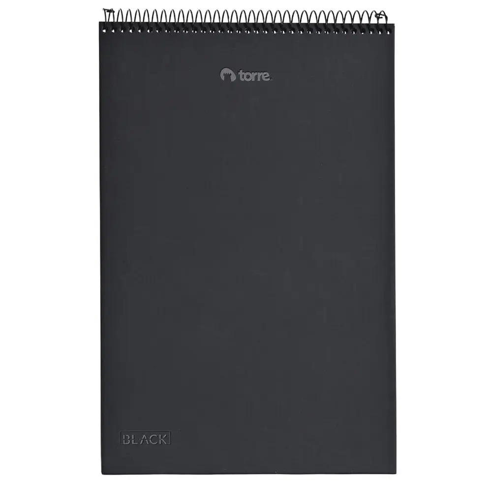 CROQUERA 21X32CM BLACK 80 HOJAS