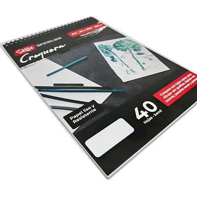 CROQUERA A4 80GRS 40HOJAS 21 x 29,7 CM 