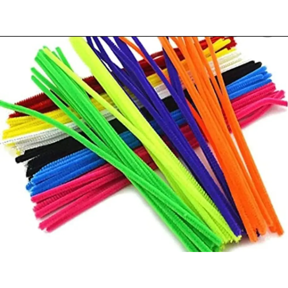 CHENILLE SENCILLO DIFERENTES COLOES  LIMPIA PIPA - KREARTE