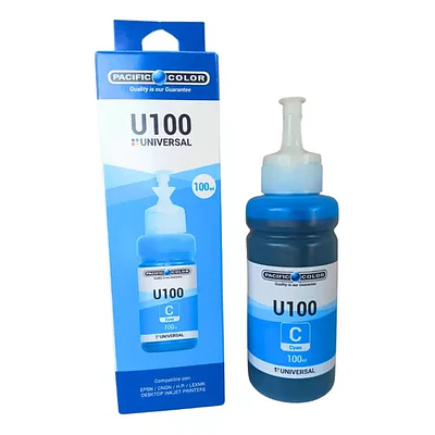 TINTA 100ML UNIVERSAL EPSON/CANON/HP CYAN