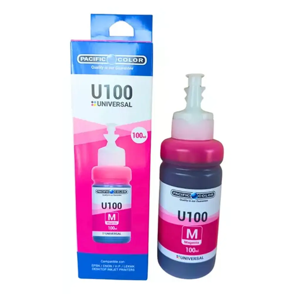 TINTA 100ML UNIVERSAL EPSON/CANON/HP MAGENTA