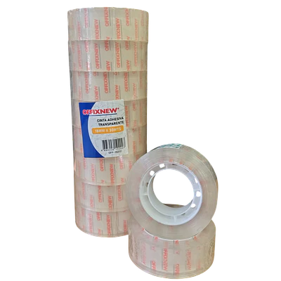 CINTA ADHESIVA TRANSPARENTE 18X30 METROS OFFIX