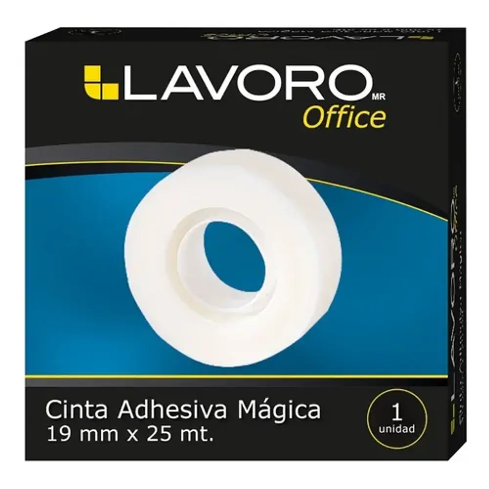 CINTA ADHESIVA MAGICA 19MMX25.4 MTS - LAVORO