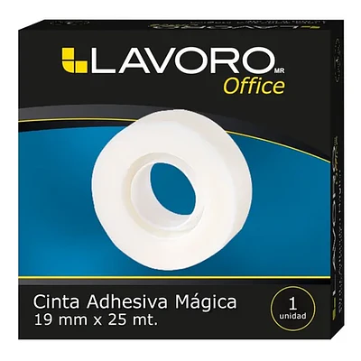 CINTA ADHESIVA MAGICA 19MMX25.4 MTS - LAVORO