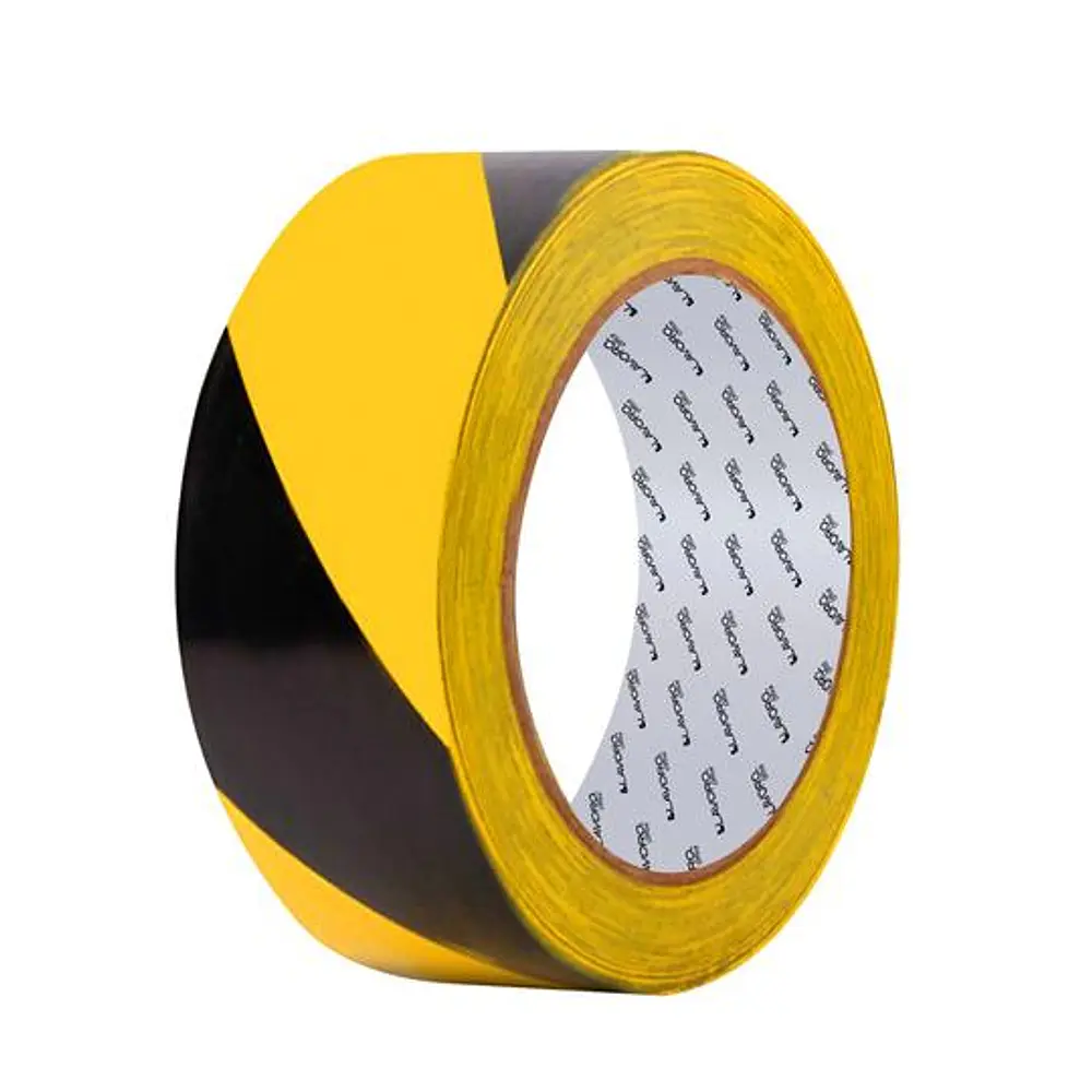 CINTA DELIMITADORA 50X33 MTS. AMARILLO/NEGRO