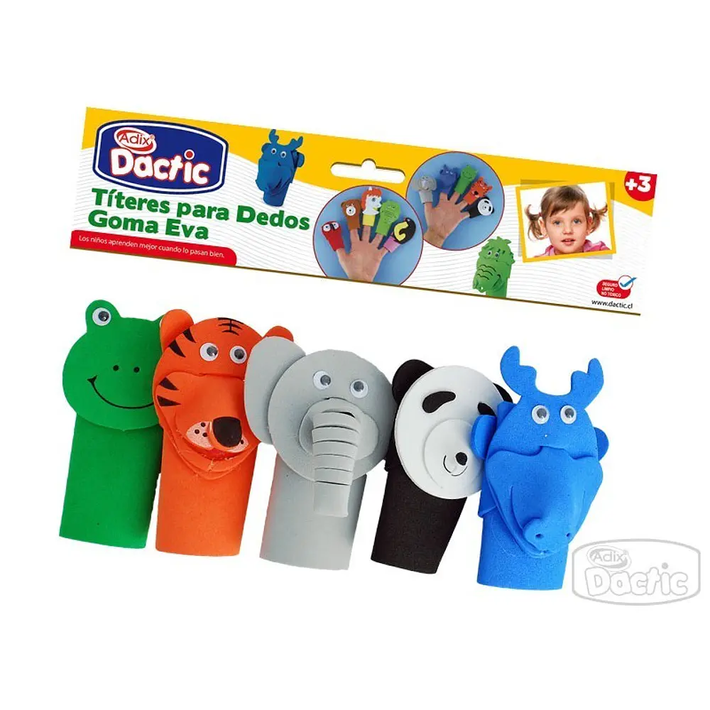 TITERES PARA DEDOS ANIMALES - DACTIC
