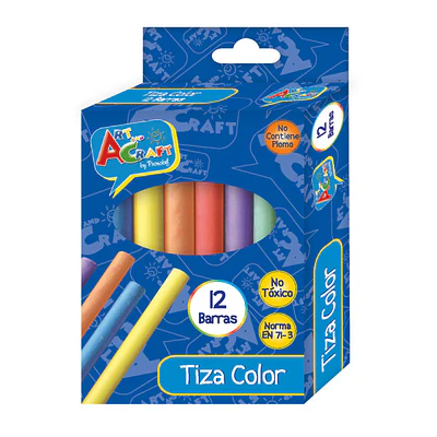 TIZA COLOR CAJA 12 