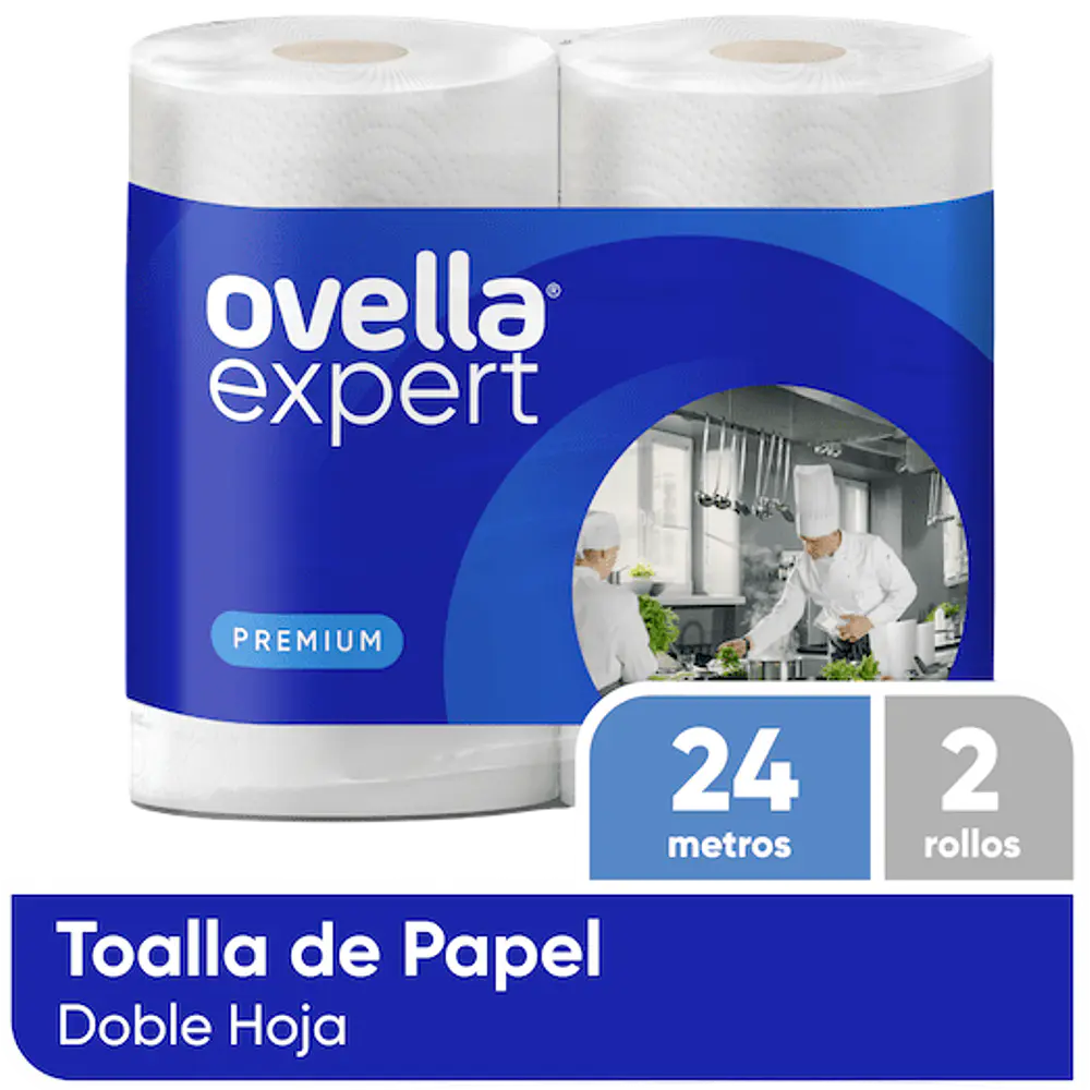 TOALLA PAPEL DOBLE HOJA 
