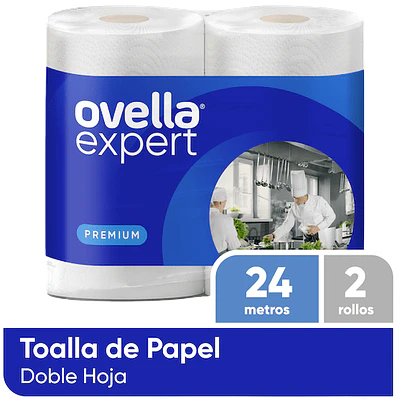 TOALLA PAPEL DOBLE HOJA 