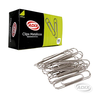 CLIPS METAL 50MM PUNTA REDONDA 