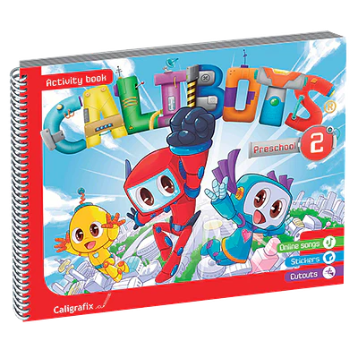 CUADERNO CALIGRAFIX CALIBOTS PRESCHOOL N°2
