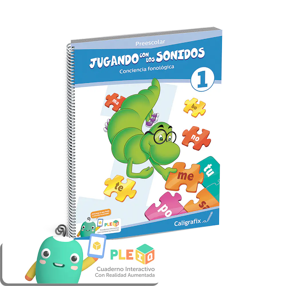 CUADERNO CALIGRAFIX JUGANDO CON LOS SONIDOS N°1