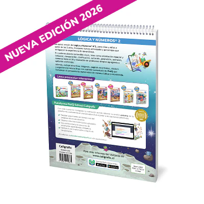 CUADERNO CALIGRAFIX LÓGICA Y NÚMEROS N°2