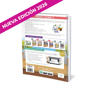 CUADERNO CALIGRAFIX TRAZOS Y LETRAS N°2