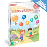 CUADERNO CALIGRAFIX TRAZOS Y LETRAS N°2