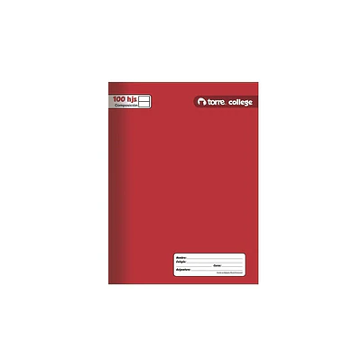 CUADERNO COLLEGE 100HJS.COMPOSICION LISO