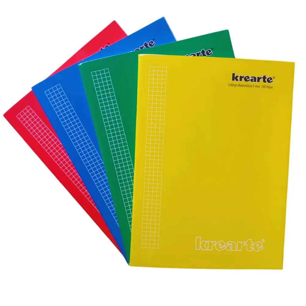 CUADERNO COLLEGE 100 HOJAS - 5MM.