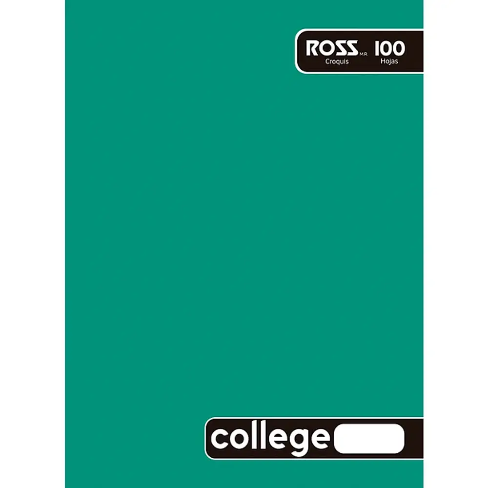 CUADERNO COLLEGE 100 HOJAS CROQUIS LISO