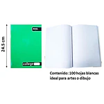 CUADERNO COLLEGE 100 HOJAS CROQUIS LISO