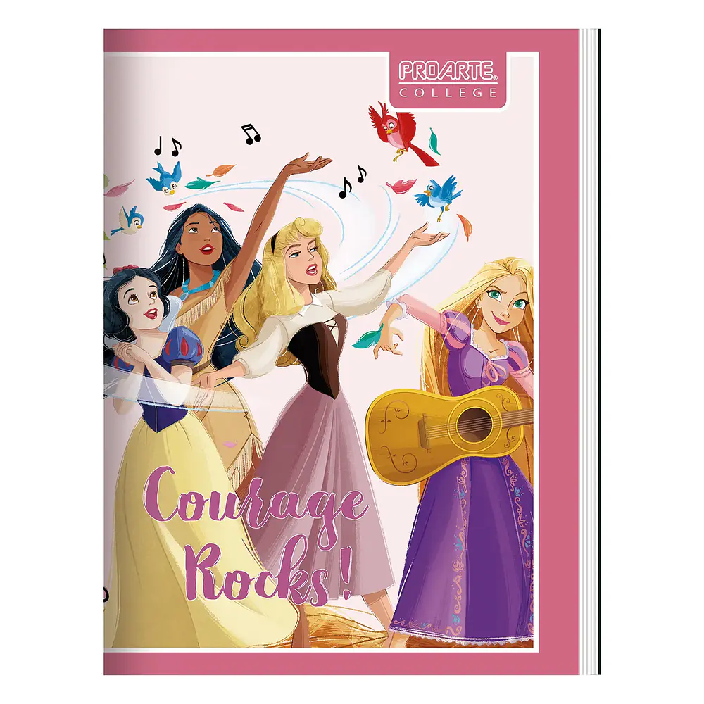 CUADERNO COLLEGE 7MM 80HJS PRINCESAS