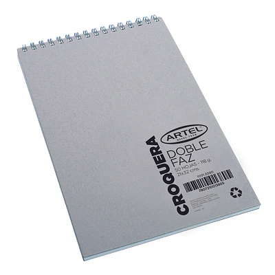 CROQUERA DOBLE FAZ OFICIO 50HJS 21x32CMS.