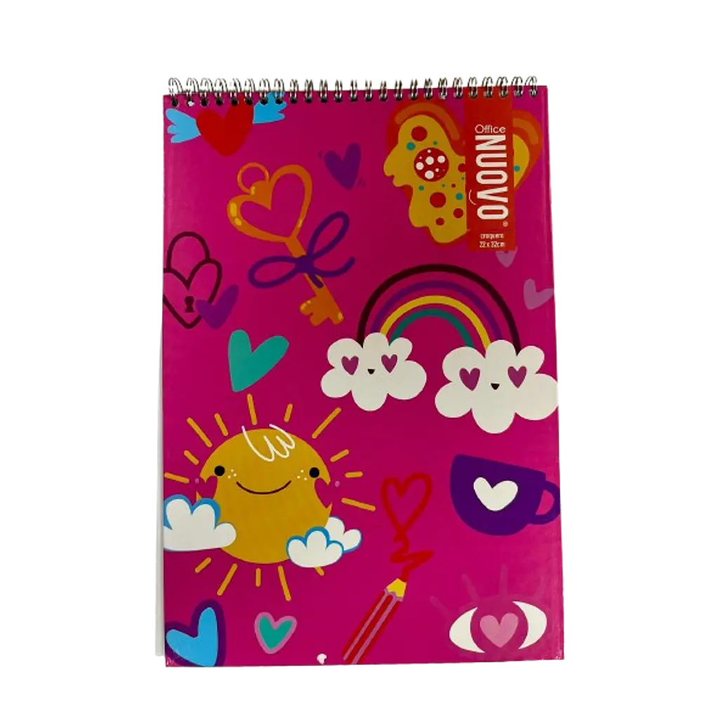 CROQUERA OFICIO DOBLE ESPIRAL TEENS 80 HJS.