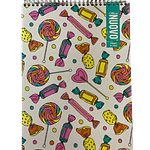 CROQUERA OFICIO DOBLE ESPIRAL TEENS 80 HJS.