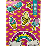 CROQUERA OFICIO DOBLE ESPIRAL TEENS 80 HJS.