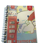 PLANNER CON ESPIRAL CINNAMORROLL 17X23CMS