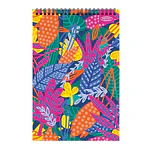 CROQUERA OFICIO FLORAL 80 HOJAS