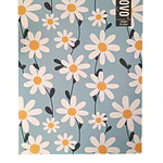 CROQUERA OFICIO FLOWERS DOBLE ESPIRAL 80 HJS.