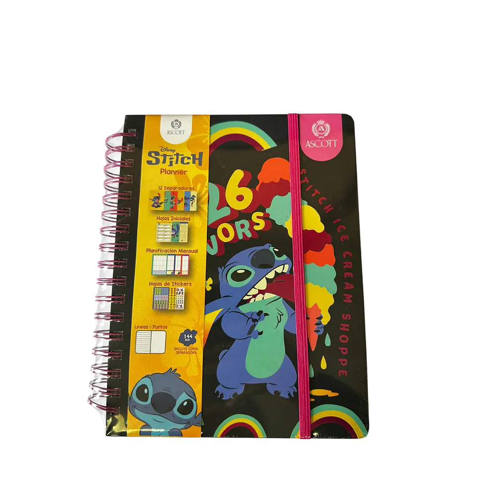 PLANNER CON ESPIRAL STITCH 17X23CMS