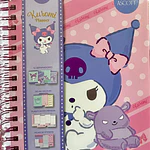 PLANNER CON ESPIRAL KUROMI 17X23CMS