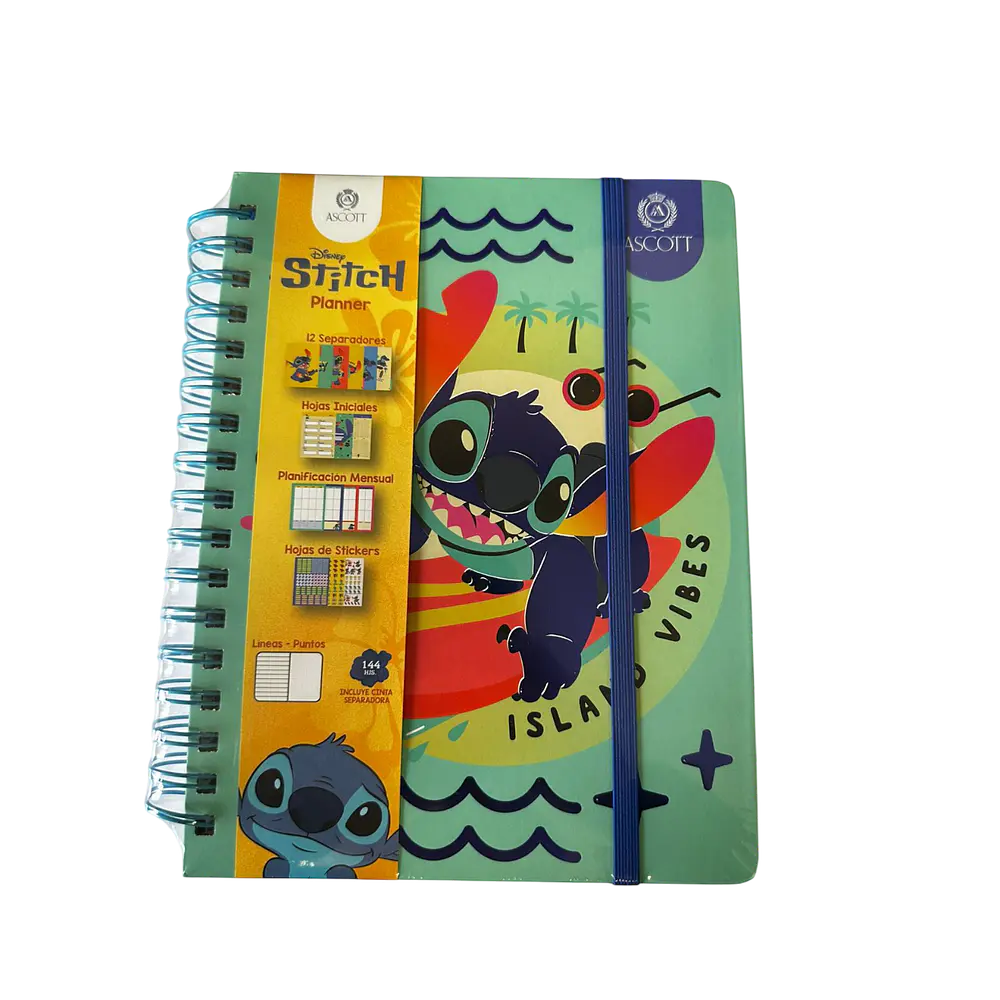 PLANNER CON ESPIRAL STITCH 17X23CMS